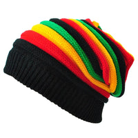 Jamaica Reggae Gorro Rasta Style Cappello Hip Pop Men&#39;s Winter Hats Female Red Yellow Green Black Fall Fashion Women&#39;s Knit Cap