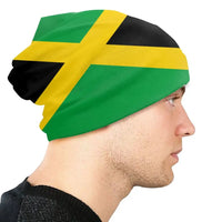 NOISYDESIGNS New Knitted Hats For Women Jamaica Flag 3D Pattern Beanie Hat Autumn And Winter Female Cap Keep Warm Winter Hat