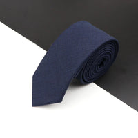 High Quality Classical Color Black Grey Skinny 100% Wool Tie Men Necktie For Business Meeting Fashion Shirt Dress Accessories