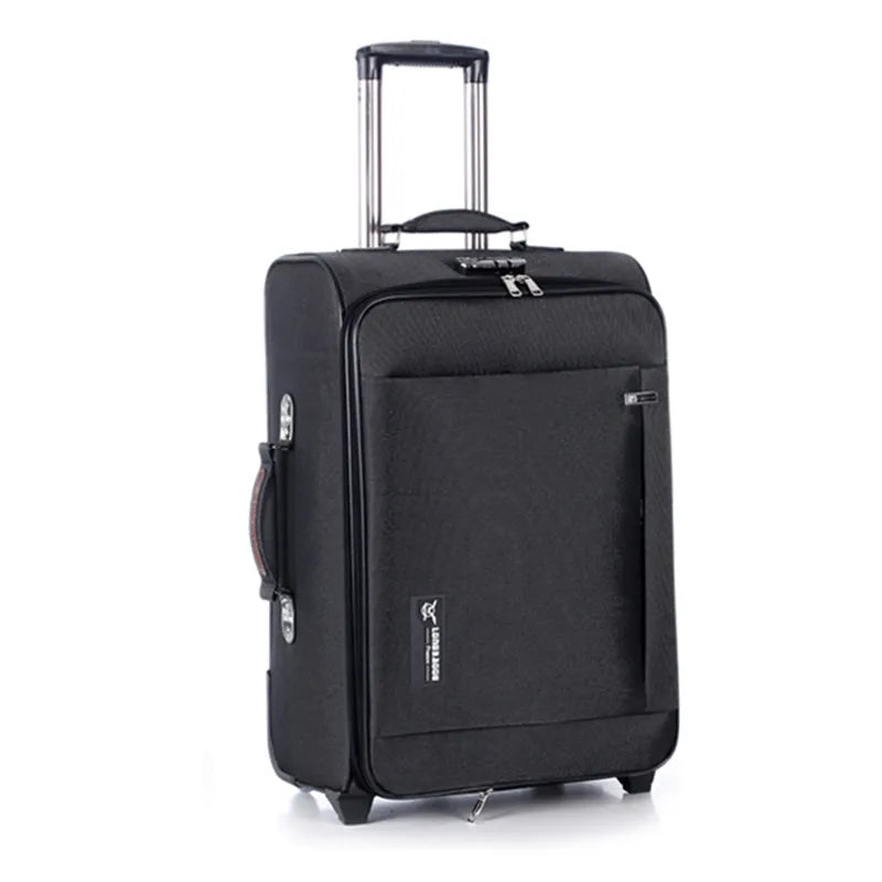 New oxford rolling luggage large capacity business travel suitcase trolley box men women boarding valise bag 20"24"28" inch