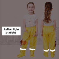 Cartoon Dinosaur Style Kids Rain Pants Boys And Girls Students Kids Waterproof Pants Fashion Children Rain Pants