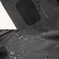 Men's Autumn Winter SoftShell Fleece Waterproof Jackets Male Hood Coats Fishing Hiking Camping Climbing Skiing Pants Trousers
