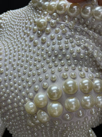 Novance Y1624-B Manufacturers for Customs Clothes Women's Bodysuits 2024 Sexy Club Long Sleeves Women Party Outfits With Pearls