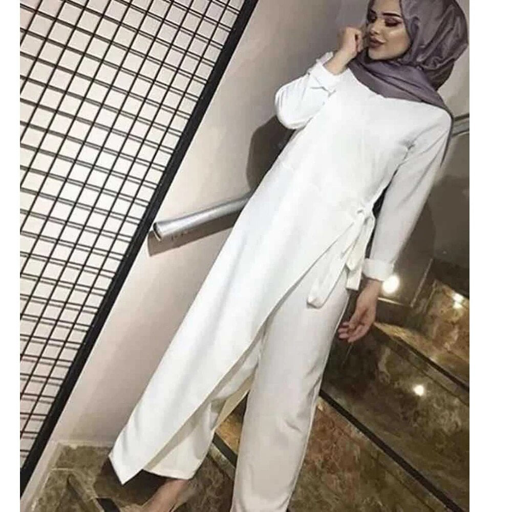 Robe Satin Abaya Dubai Muslim Fashion Jumpsuit Dress Turkey Islam Clothing African Dresses For Women Musulman De Mode Ropa Mujer