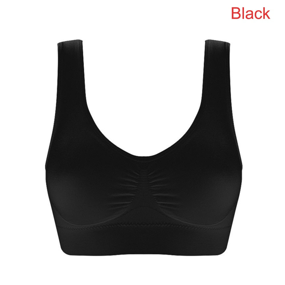 2023 Sexy Bra Top Women Fitness Seamless Bra Padded Dry Quick Push Up Natural Color Breathable Support seamless Bra Nylon