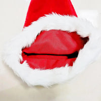 Christmas Hat for Adult Kids Christmas Decorations Navidad New Year Thick Plush For Home Santa Claus Xmas Gift Warm Winter Hats