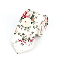 Brand New 100% Cotton Men's Paisley Print Neck Ties For Men Necktie Narrow Slim Skinny Cravate Narrow Flower Neckties Corbatas