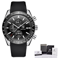 BENYAR 2021 New Men Watch Business Full Steel Quartz Top Brand Luxury Casual Waterproof Wristwatch