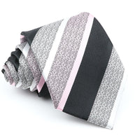 Business Man Accessories Men's Formal Tie Striped Blue Gray Necktie Wide Tie Gift For Man Office Wedding Party Cravat Free Shipp