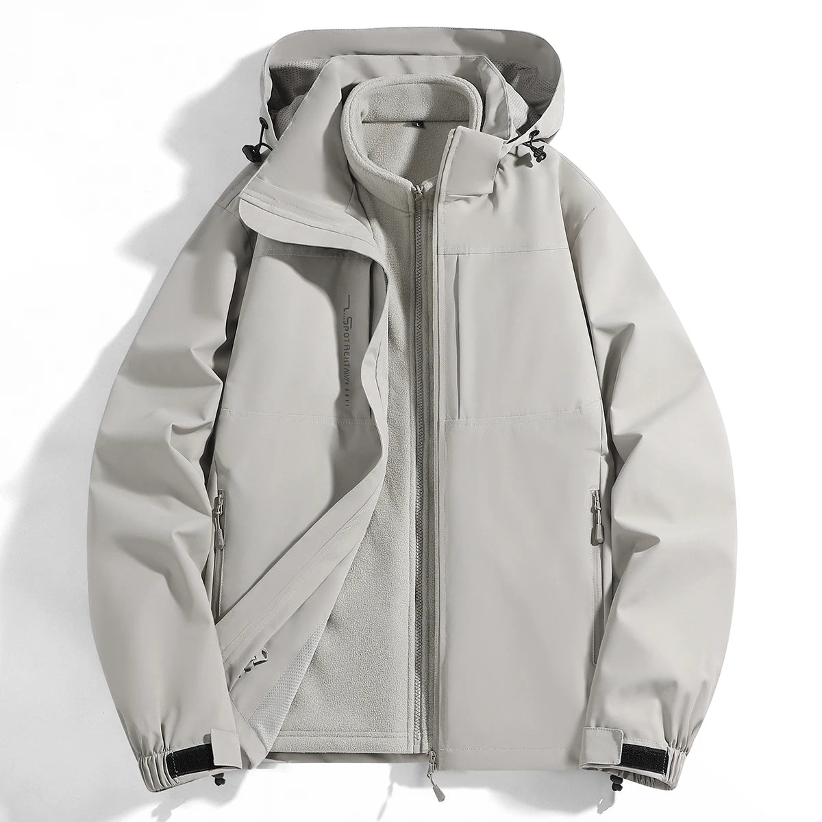 ANSZKTN Autumn and Winter Outdoor Three-in-one Men and Women Mountain Travel Waterproof Jacket
