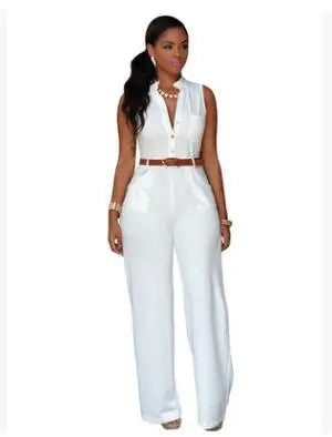 Women v-neck wide leg pants rompers women jumpsuit sexy jumpsuits for women  women's jumpsuits female clothes