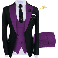 2022 New Arrival Terno Masculino Slim Fit Blazers Ball And Groom Suits For Men