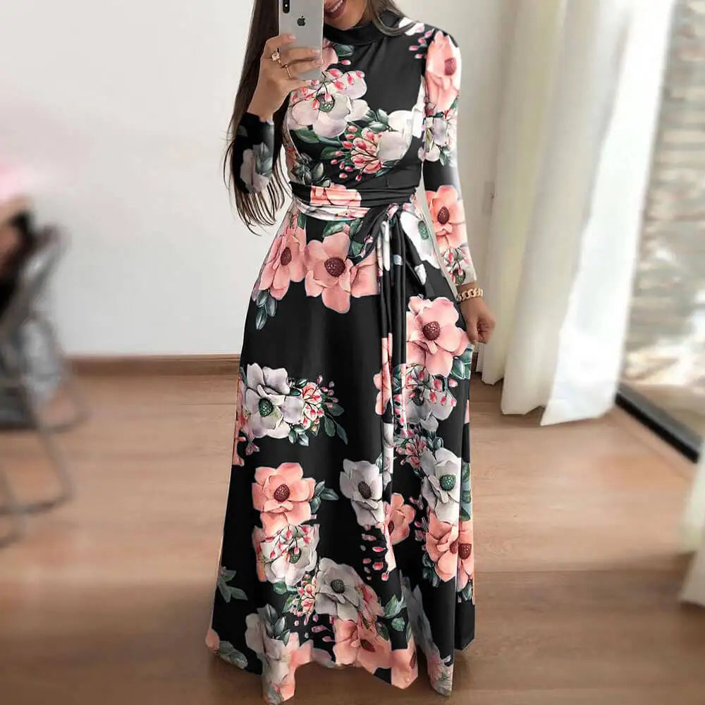 2018 Autumn New Casual Dress Women Short Sleeve Printed Dresses O Neck Mega Mart Center 2018 Autumn New Casual Dress Women Short Sleeve Printed Dresses O Neck Mega Mart Center