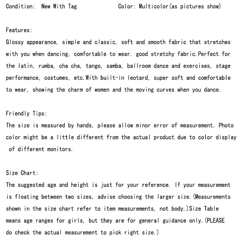 New Latin  Competition Performance  Adult Custom Children's Purple Tassel Backless Dance Skirt Blue Pleated Skirt