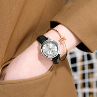 Ladies Business Watches Rose Gold Calander Women's Luxury Dress Elegant Bracelet