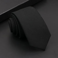 Mens Classic Cotton Ties High Quality Handmade Skinny 6CM Neck Tie Plaid Solid Color Striped Narrow Business Shirt Accessories