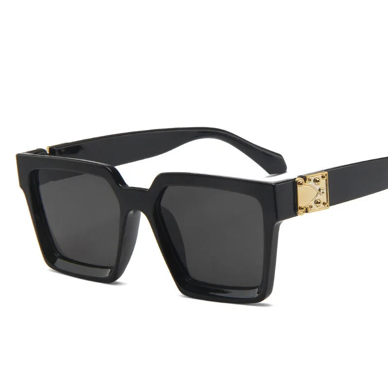 OVOYAN Square Vintage Sunglasses Men Luxury Brand Designer Men Eyeglasses Luxury Retro High Quality Female Oculos Women UV400