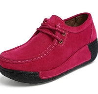 UP-0156D Fashion Tassel Design Ladies Winter Platform Shoes Sport slip on Wedge Shoes Women