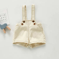 2023 Spring Autumn New Baby Overalls Boys Girls Denim Overalls Kids Jumpsuit Korean Fashion Children Denim Shorts