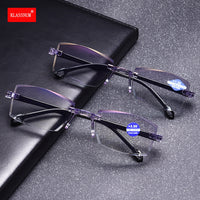 Smart Glasses with Automatic Adjustment Men Magnifying Glasses Reading Glases Women Anti-blue Light  +1.0-+4.0 Eyewear