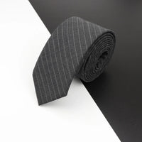 High Quality Classical Color Black Grey Skinny 100% Wool Tie Men Necktie For Business Meeting Fashion Shirt Dress Accessories