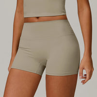 Tight Yoga Shorts For Women, High Waisted And Waist Cinching Fitness Pants, Hip Lifting And Running Sports Shorts
