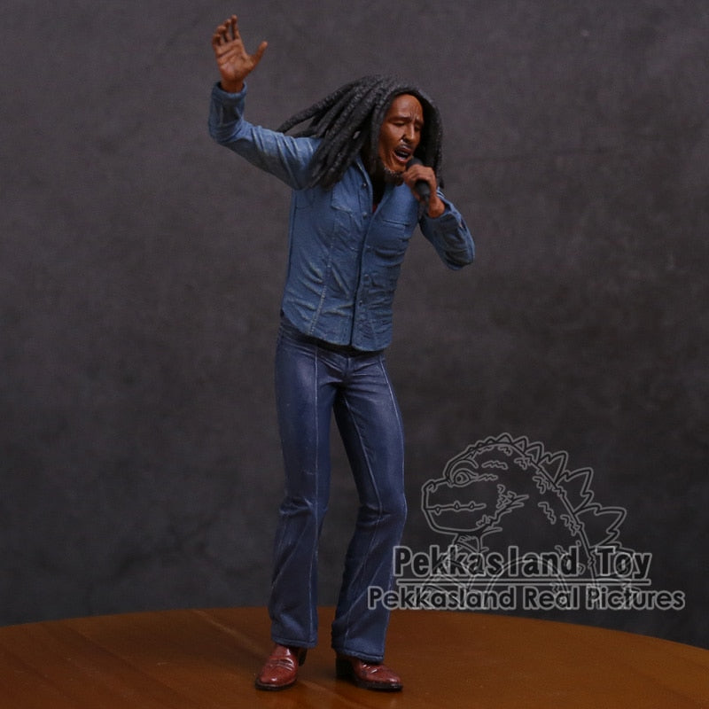 Bob Marley Music Legends Jamaica Singer &amp; Microphone PVC Action Figure Collectible