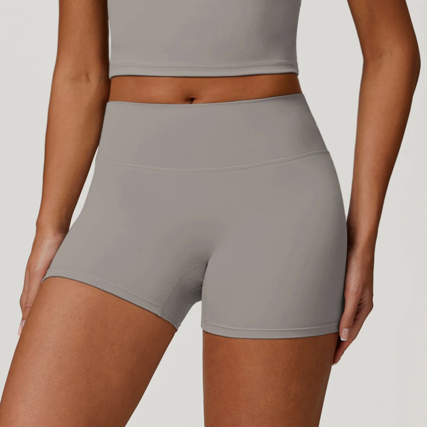 Tight Yoga Shorts For Women, High Waisted And Waist Cinching Fitness Pants, Hip Lifting And Running Sports Shorts