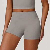 Tight Yoga Shorts For Women, High Waisted And Waist Cinching Fitness Pants, Hip Lifting And Running Sports Shorts