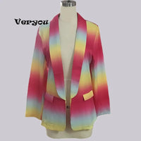 Spring Autumn Jackets For Women 2021 Fashion Coat Ladies Cardigan Casual Long Sleeve Coat Office Lady Colorful Jacket Female Top