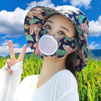 Sun Protection Hat Women Wide Brim Upf 50 Breathable Sunshade For Farm Work Tea Picking Outdoor Activities