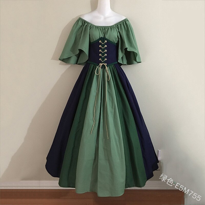 Women Sexy Palace Medieval Renaissance Elegant Long Dresses