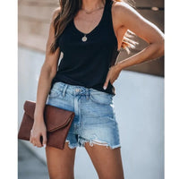 New Arrival Casual Summer Hot Sale Denim Women Shorts High Waists Tassels leg-openings Plus Size Sexy Short Jeans S M L XL XXL