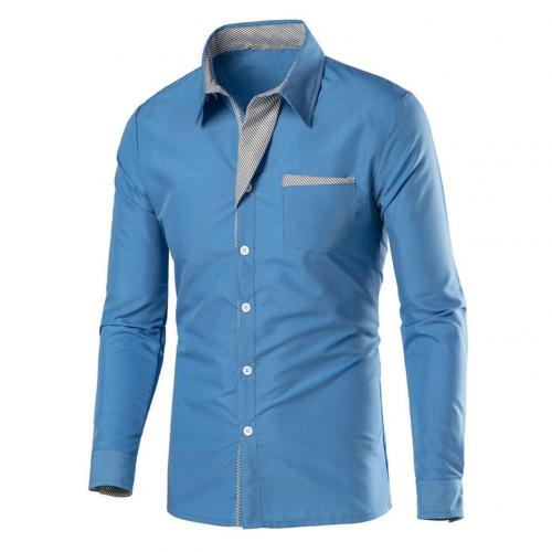 Men Shirts Long Sleeve Button up Shirt Top Shirts Muscular body chemise homme 2023