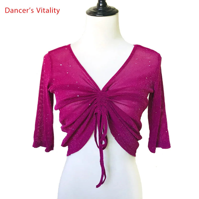 Belly Dance Tops New Sexy Oriental Dance Dance Clothes Summer Practice Clothes Beginners Dance Clothing