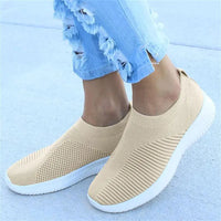 2022 Fashion Women's Shoes Sneakers Soft Plus Size Vulcanize Shoes Basic Slip On Flat Female Casual Shoes Woman Sneakers