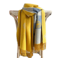 New 2022 Luxury Cashmere Scarf Winter Women Pashmina Shawls Warm Blanket Wraps Female Foulard Bandana Brand Thick Scarves Hijab