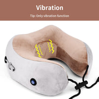 Electric Neck Massager U shaped Pillow Multifunctional Portable Shoulder Cervical Massager Outdoor Home Car Relaxing Massage