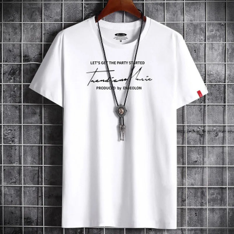 2020 Newest T Shirt Fitness White O Neck Man T-shirt For Male Tshirts S-5XL Men Clothing T-shirts Mens
