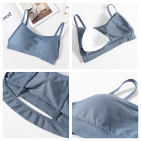 Seamless Tube Top Bra Backless Non-Wire Underwear Sexy Lingerie Women's Crop Top with Removable Pads Sports Bralette