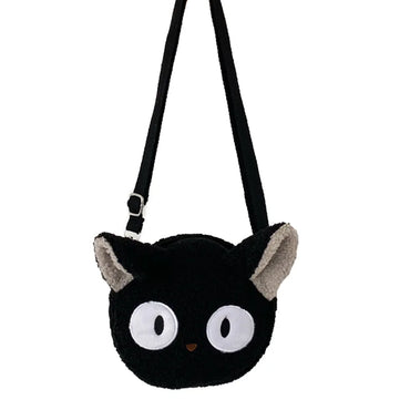 2022 Autumn And Winter Women Cute Small Plush Shoulder Bag Girls Funny Cat Bear Sheep bag