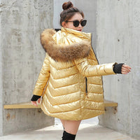 Winter women Parkas coat 2020 casual thicken warm hooded padded jackets Female solid colorful styled outwear snow jacket