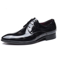 Patent Leather Oxford Shoes For Men Dress Shoes Men Formal Shoes Pointed Toe Business Wedding Plus Size  men dress shoe