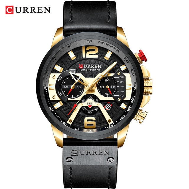 CURREN Blue Watches Top Brand Luxury Men Sport Watch Quartz Clock Man Casual Military Waterproof Wrist Watch Relogio Masculino