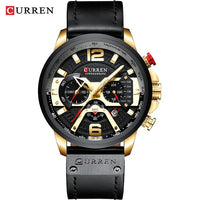 CURREN Blue Watches Top Brand Luxury Men Sport Watch Quartz Clock Man Casual Military Waterproof Wrist Watch Relogio Masculino