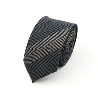 6cm Casual Ties For Men Skinny Tie Fashion Polyester Plaid Strip Necktie Business Slim Shirt Accessories Gift Cravate NO.31-61