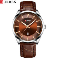 CURREN New Quartz Watches for Men Leather Strap Male Wristwatches Top Luxury Brand Business Men&#39;s Clock Reloj Hombres