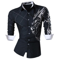 jeansian Spring Autumn Features Shirts Men Casual Jeans Shirt New Arrival Long Sleeve Casual Male Shirts Z001