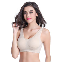 Plus Size Bras For Women Seamless Bra With Pads to 4XL 5XL Bralette Push Up Brassiere Vest Wireless Active fashion underwear