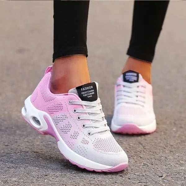 Large Size Summer Air Cushion Sport Shoes Women Sneakers White Sports Shoes Womens Running Shoes Lady Snickers Female GME-0093